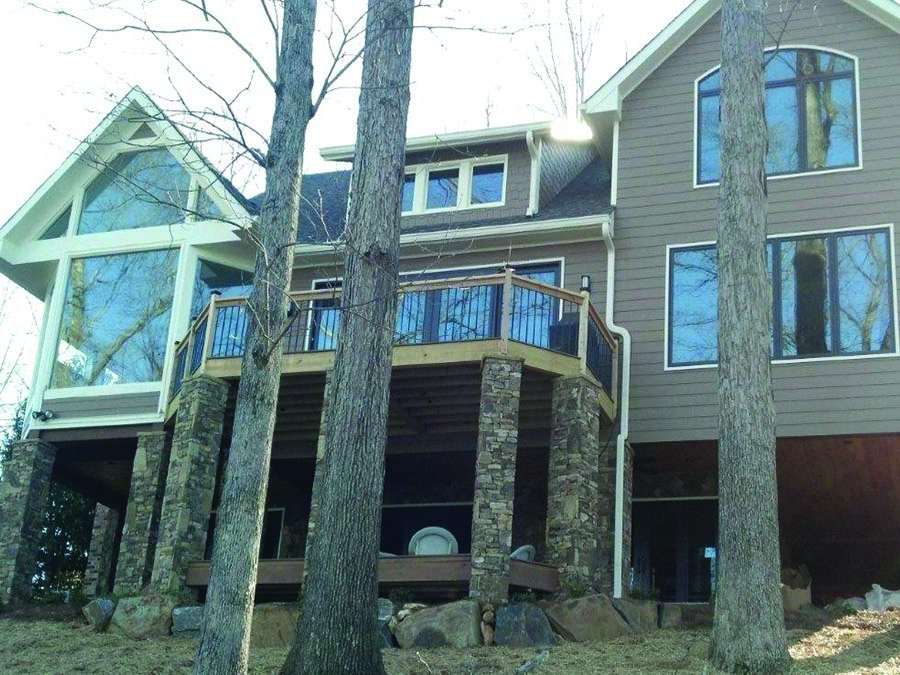 Before And After Lake Lanier Home Custom Home Builders in Gainesville