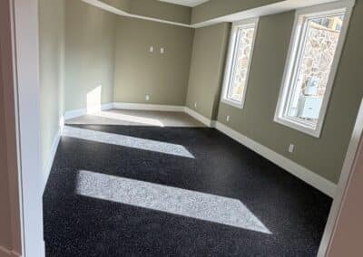 Basement flex room with tray ceiling in Canton GA