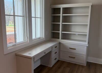 Home office in Canton GA custom home with natural light