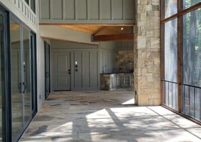 screened in porch with lake lanier view Gainesville GA