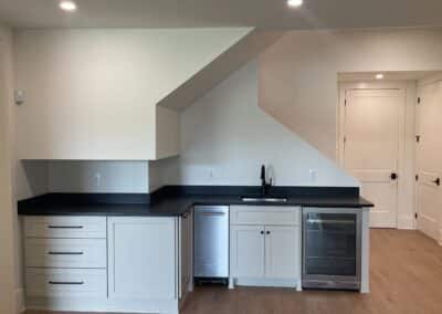 wet bar entertainment area Gainesville GA custom home