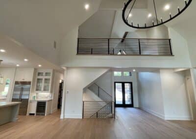 open concept living area Gainesville GA custom home