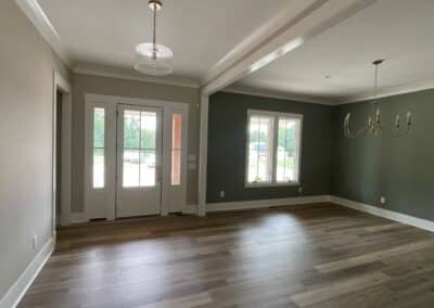 Interior entry view modern farmhouse custom home Canton GA