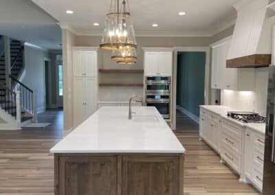 Modern farmhouse kitchen custom home Canton Georgia