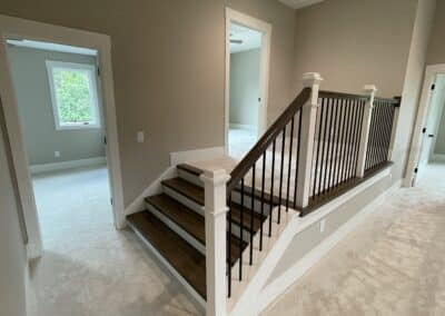 Raised bedroom entry with stairs Canton Georgia
